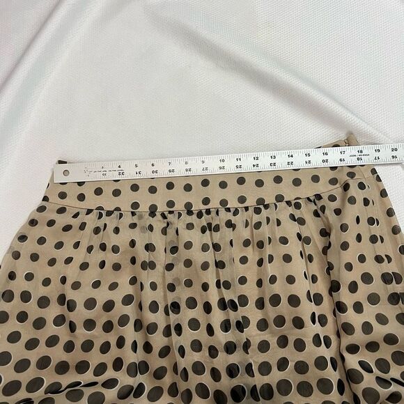The Limited‎ Tan Black Polka Dot Skirt - Picture 4 of 7